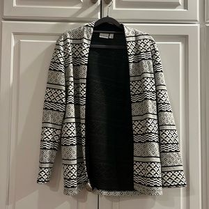 Kim Rogers black & white jacket